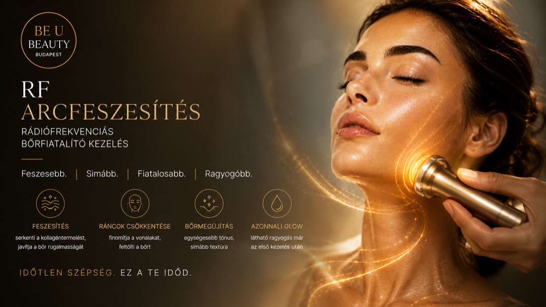 RF arckezelés — rádiófrekvenciás arcfeszesítés — Be U Beauty